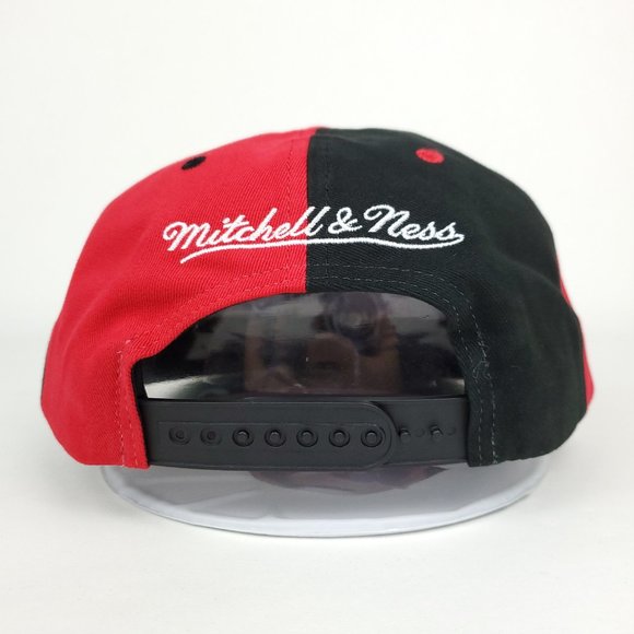 Ohio State Buckeyes Mitchell & Ness NCAA Deadstock Snapback Hat 3D Logo Red - Picture 6 of 9